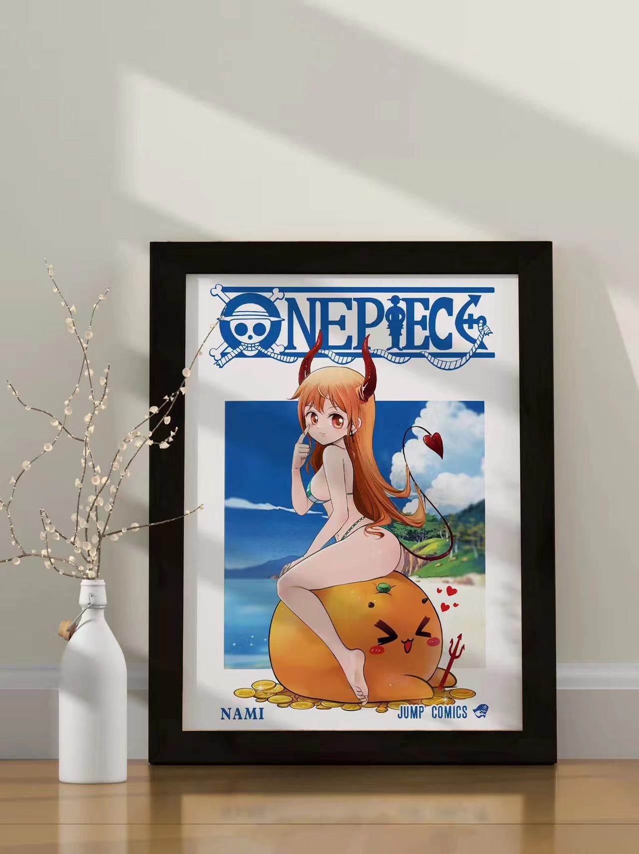One Piece Nami Wanted Wall Scroll