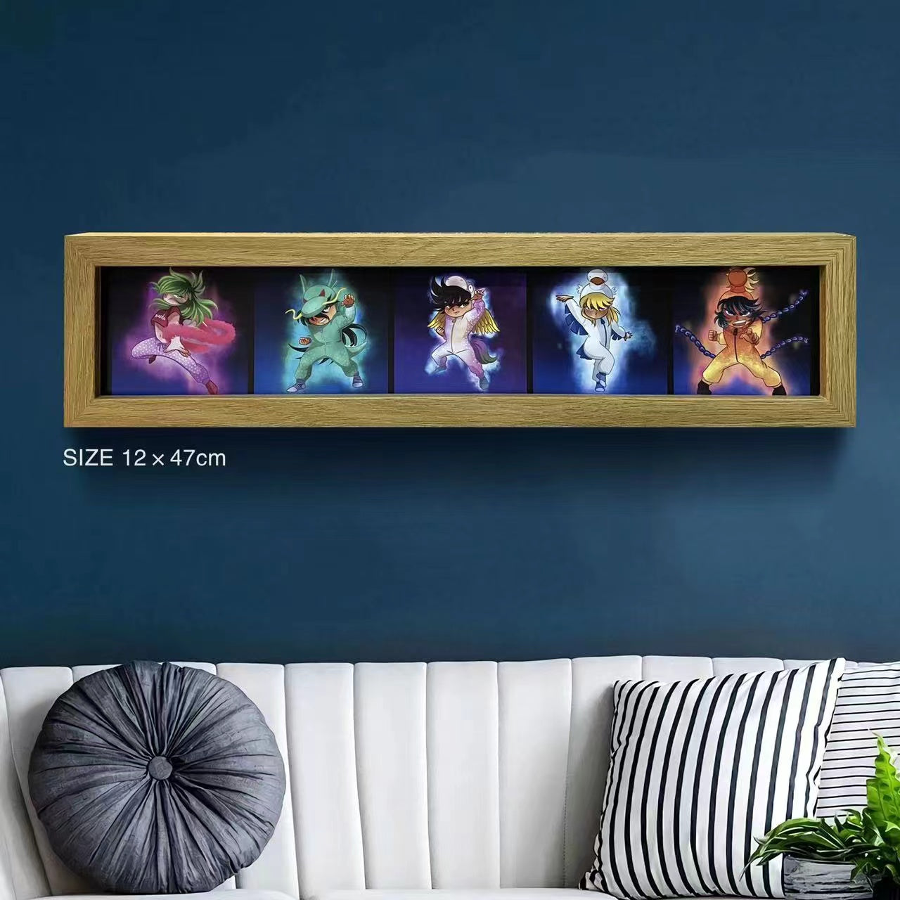 Cute version Saint Seiya character poster frame