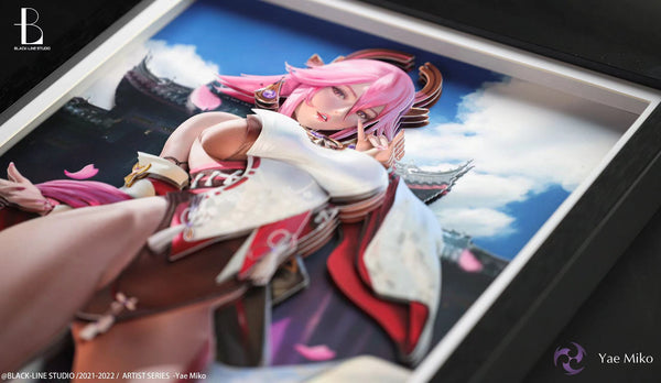 Black Line Studio - Yae Miko Photo frame