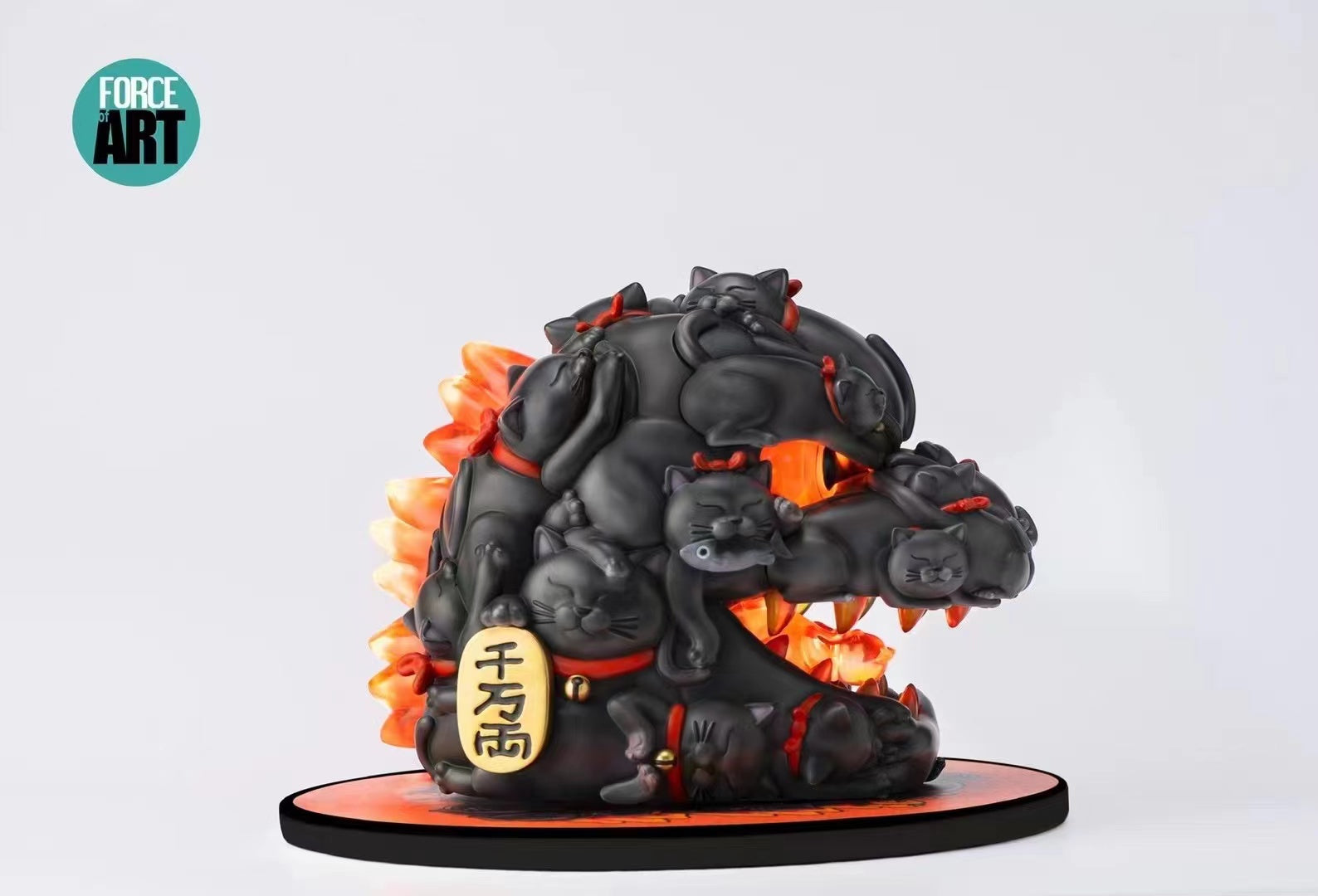 Force of Art - Hundred cats Godzilla