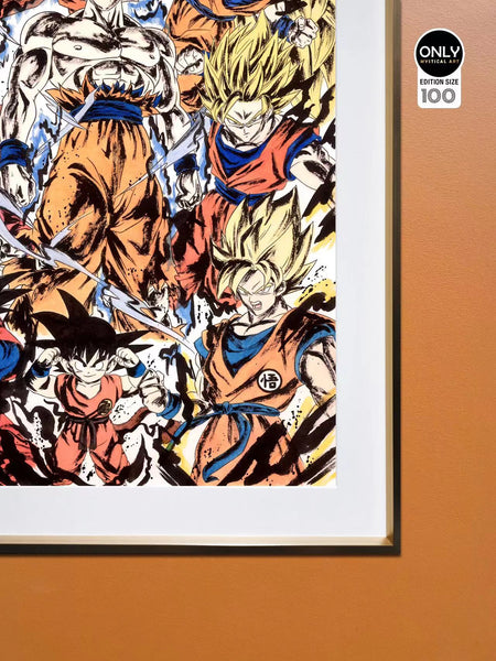  Mystical Art - Son Goku multiple forms [Large/ small]