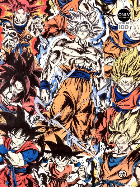  Mystical Art - Son Goku multiple forms [Large/ small]