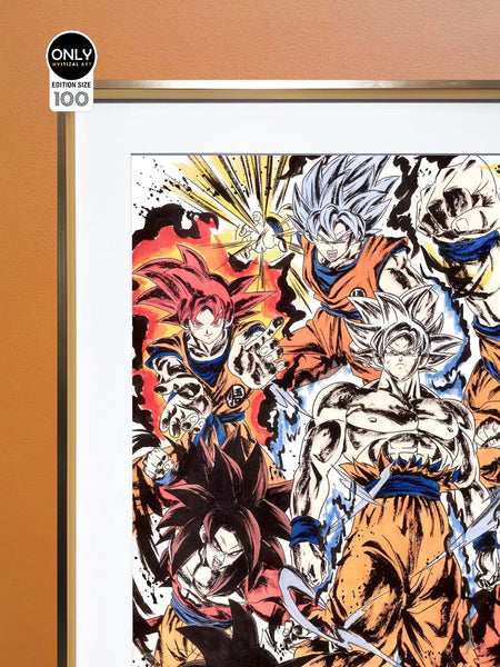  Mystical Art - Son Goku multiple forms [Large/ small]