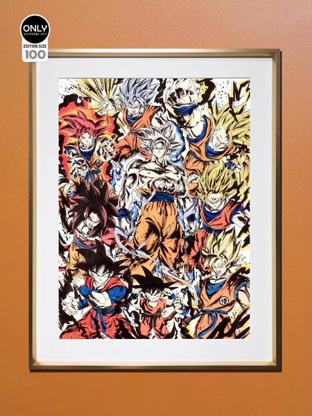  Mystical Art - Son Goku multiple forms [Large/ small]