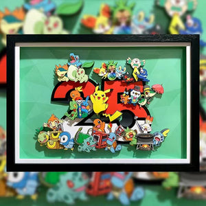 Pokemon 25th Anniversary 3D Photo Frame [Small / Large]