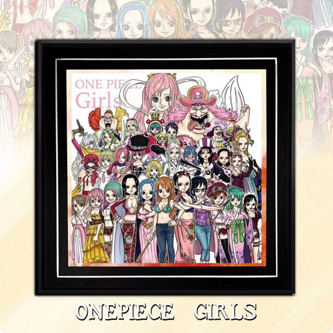 One Piece Girls Square Poster Frame