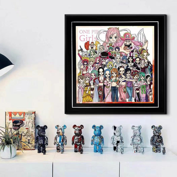 One Piece Girls Square Poster Frame