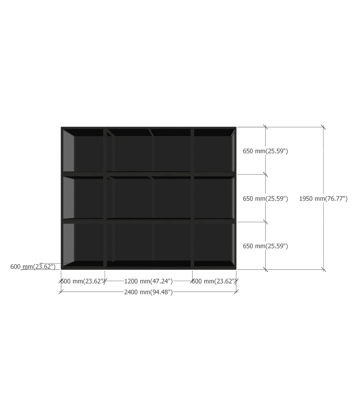 ModuCase - DF Series DF2401 Display Case - Singapore ONLY
