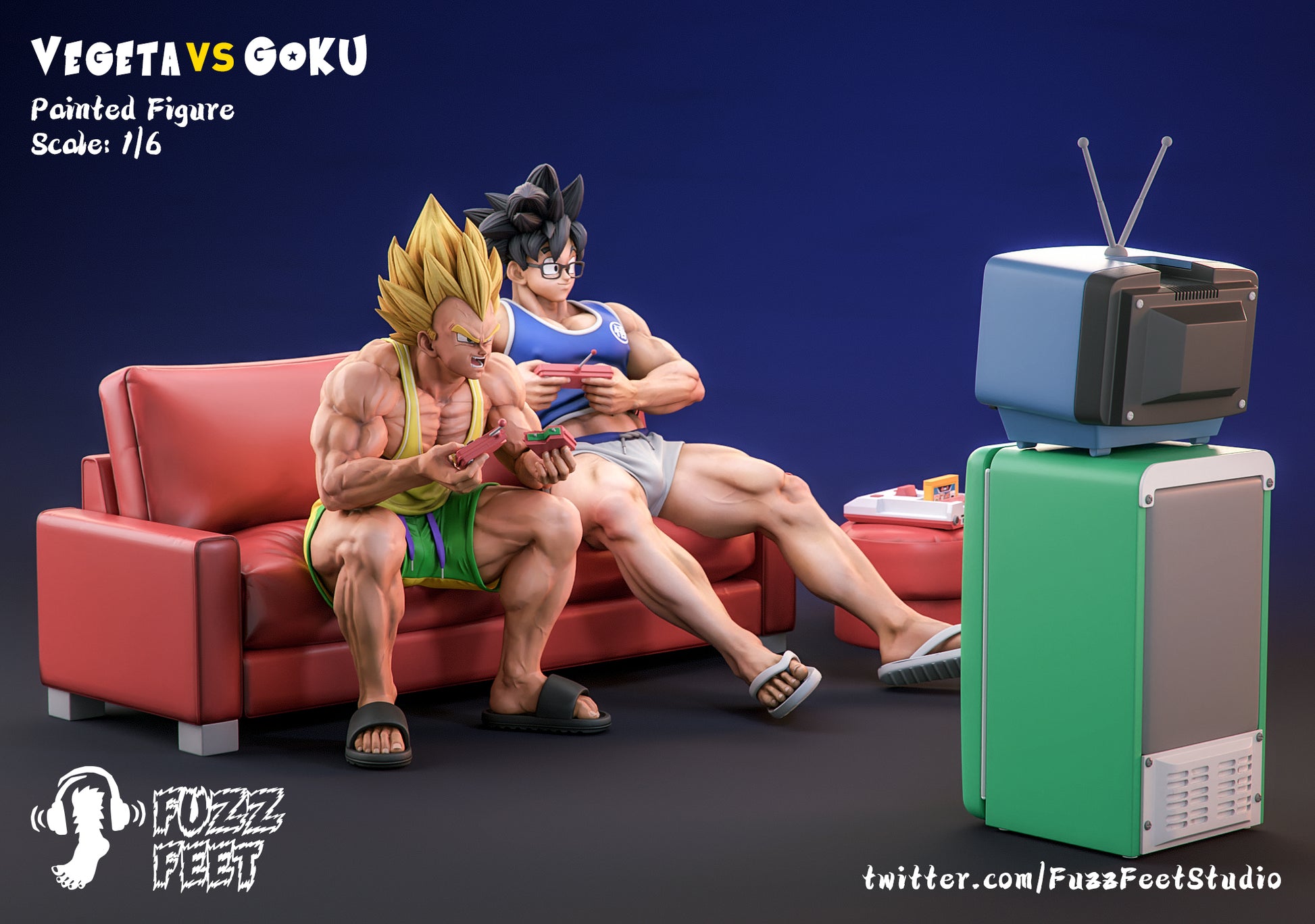Fuzz Feet Studio - Vegeta VS Son Guko