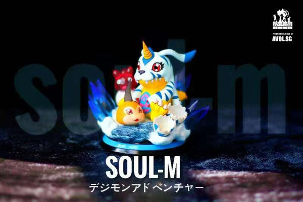 Soul M Studios - Punimon, Tsunomon, and Gabumon