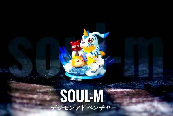 Soul M Studios - Punimon, Tsunomon, and Gabumon