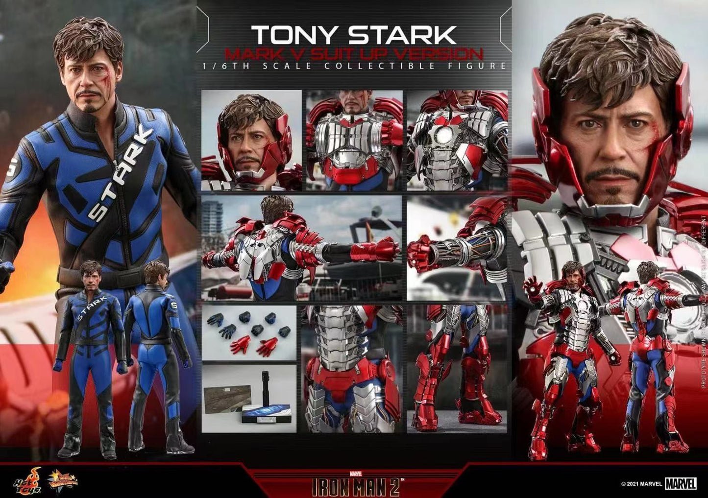 Hottoys - Iron Man Mark 5 1/6 scale [2 variants]