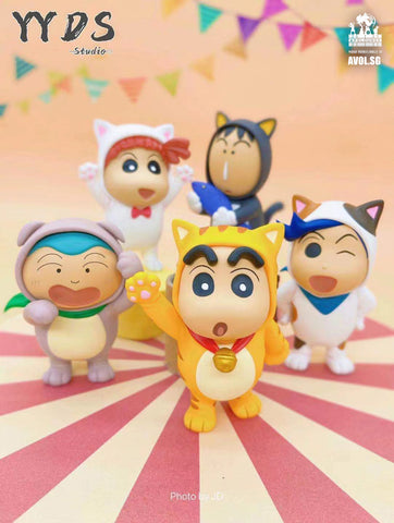 YYDS Studio - Crayon Shinchan Kasukabe Defense Force in Cat Costume[1 Set]