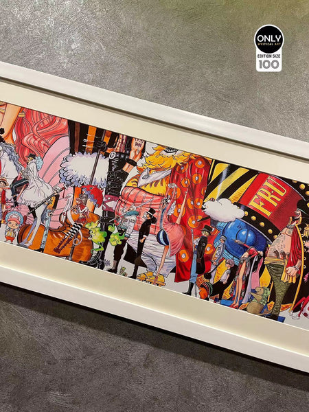 Mystical Art - One Piece Charecter side view 145cm Poster Frame
