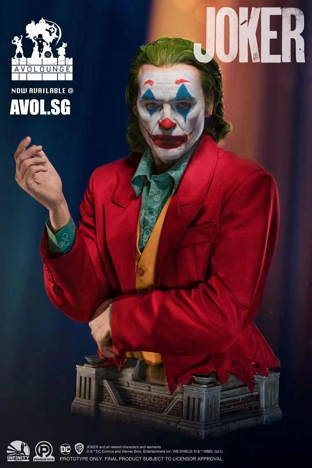 Joker Studio X Infinity Studio - Joker Bust [1/1 scale]