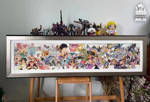 One Piece Poster Frame with artist Signature [2 variants]