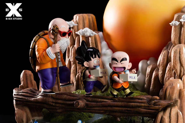 B-Six Studio - Master Roshi ; young goku and young Kirin