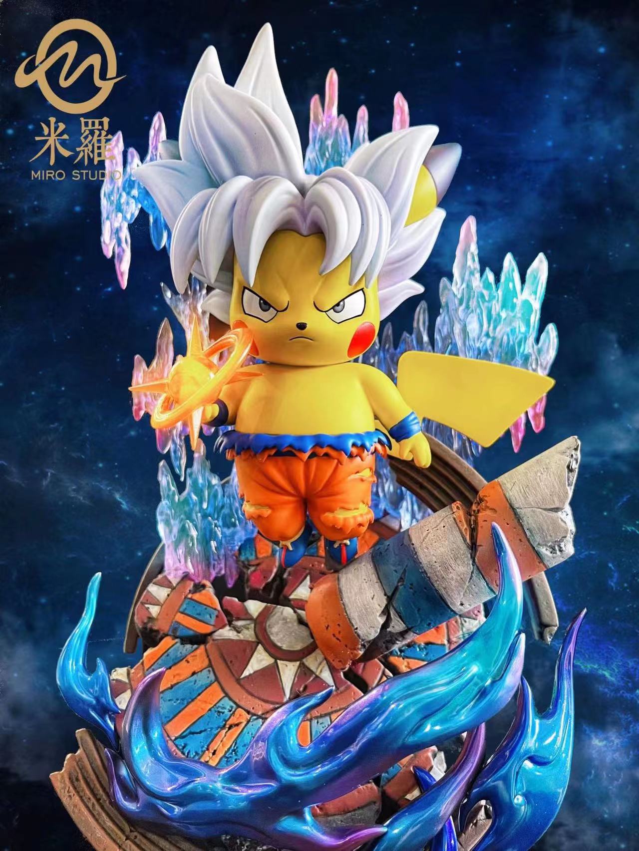 Miro Studio - Pikchu cosplay Ultra instinct Son Goku