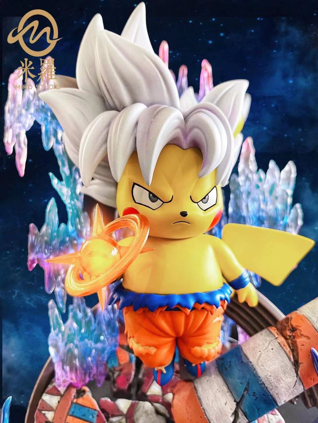 Miro Studio - Pikchu cosplay Ultra instinct Son Goku
