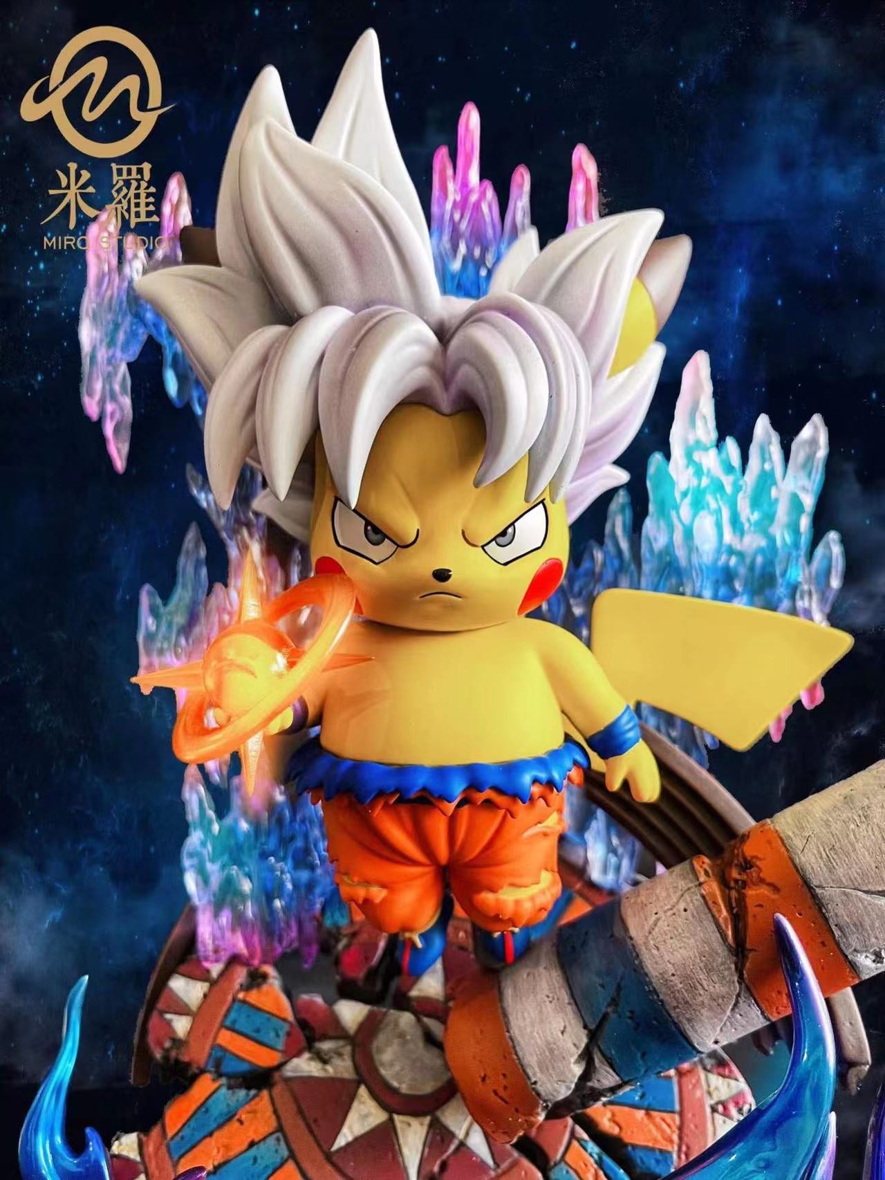 Miro Studio - Pikchu cosplay Ultra instinct Son Goku