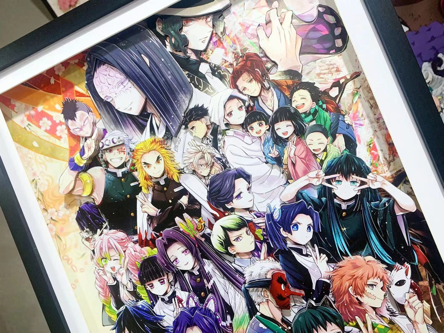 3D Art Frame - Demon slayer Poster frame