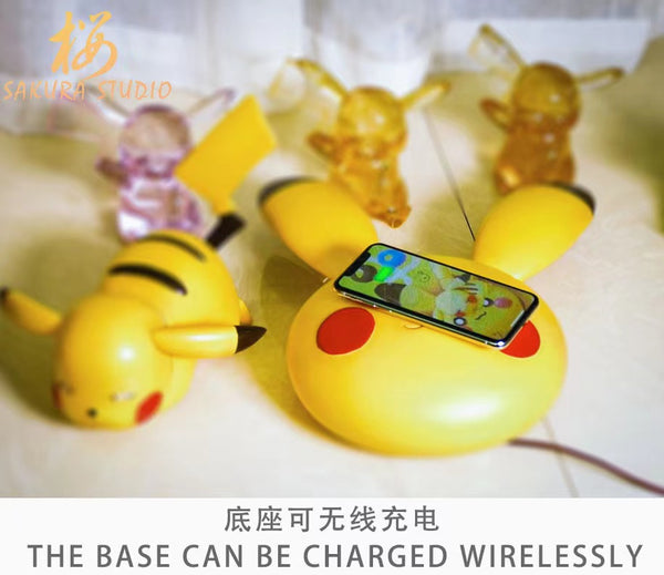 SAKURA Studio - Pikachu and Pikachu wireless charger