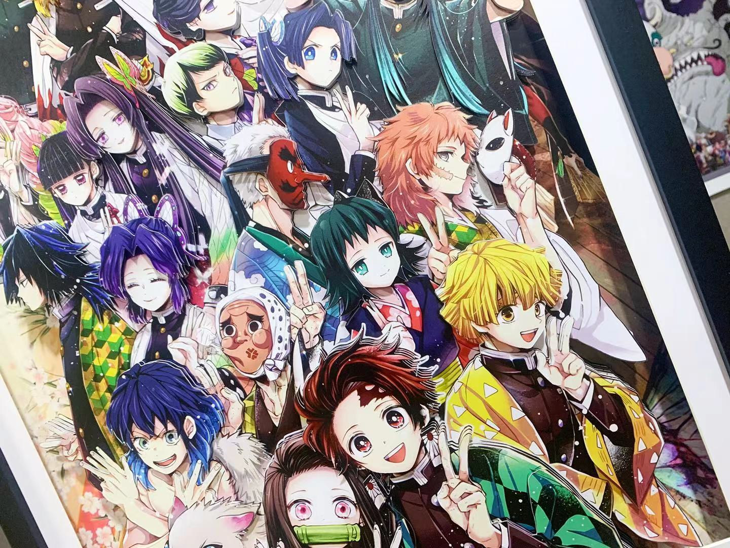 3D Art Frame - Demon slayer Poster frame