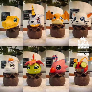 Evo Studio - Rookie series Digimon [Agumon, Gabumon, Biyomon, Tentomon, Palmon, Gomamon, Patamon, Tailmon]