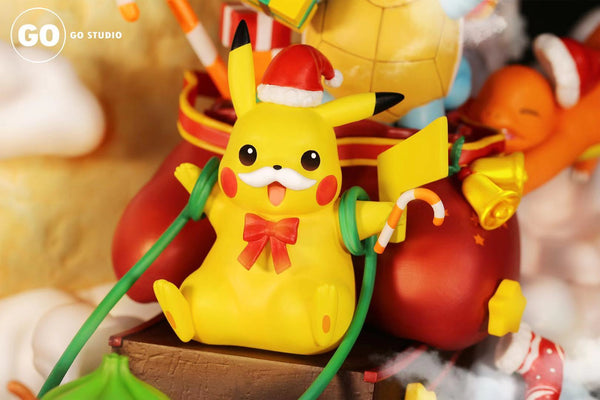Go Studio - Christmas Pikachu Bulbasaur Squirtle Charmander