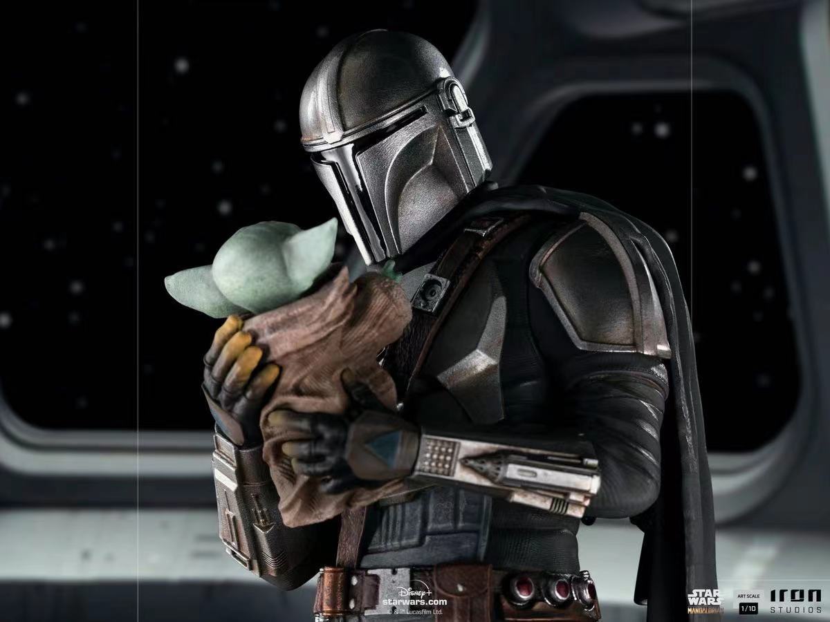 [License] Iron Studios - The Mandalorian and Grogu Art 
