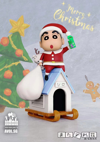 Ji Fei Gou Tiao Zhuang - Christmas Crayon Shin chan [Standard/with bluetooth speaker function]