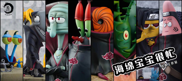 Long Hu Studio - Obito Uchiha and Plankton as Zetsu