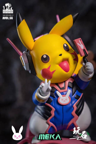 Pikachu Cos Captain America Figure Statue Model GK Resin NEWBRA Toys New 