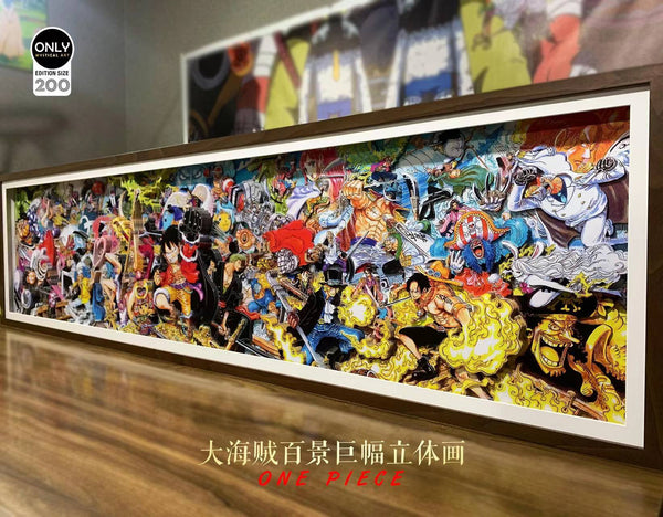 Only Mystical Art - One Piece 3D layering 156cm Frame