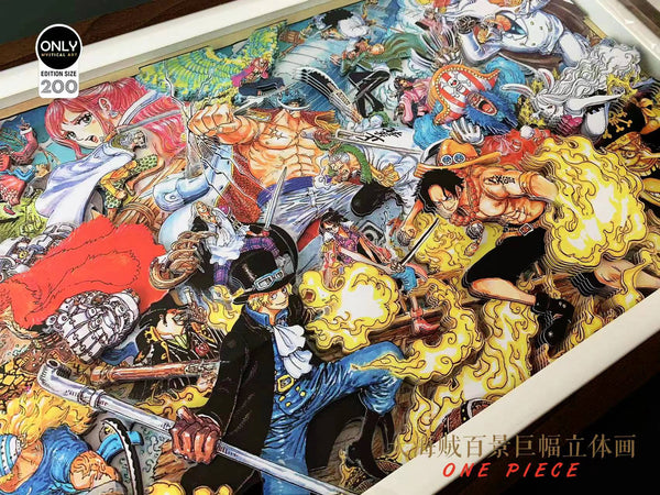 Only Mystical Art - One Piece 3D layering 156cm Frame