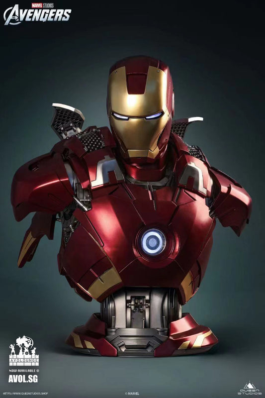 Queen Studios - Iron Man Mark 7 Bust [1/1 scale]