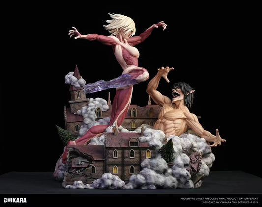 Chikara - Eren Yeager vs Annie Leonhart Titan form
