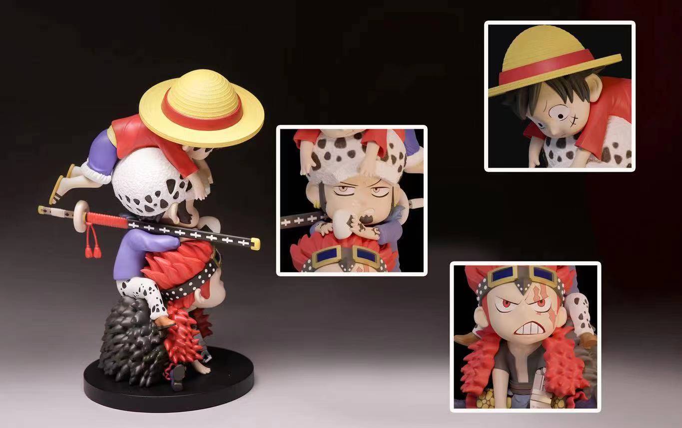 Xi Bing Studio - Luffy Law and Kid 