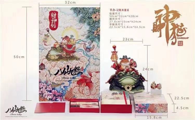 God of Fortune - Eight Deities and Fortune cat [2 variants]
