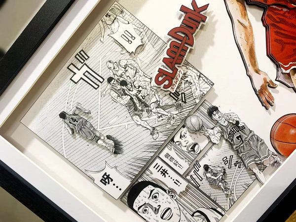 Hisashi Mitsui/ Miyagi Ryota Manga 3D Poster Frame