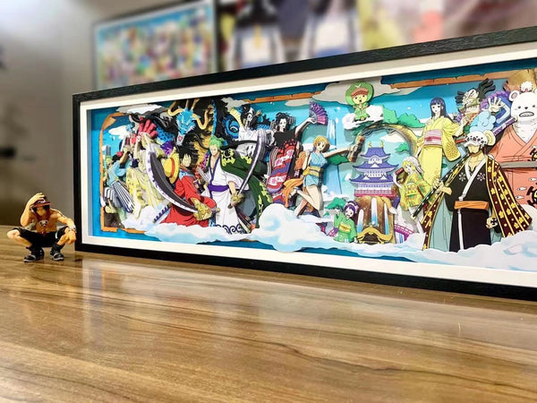 3D art frame - One Piece 3D Art Frame poster frame