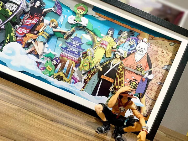 3D art frame - One Piece 3D Art Frame poster frame