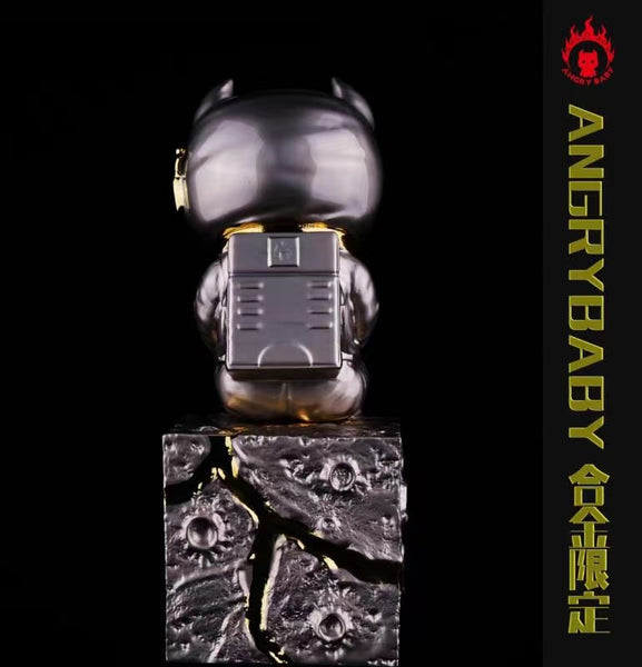 AngryBaby - Angry baby Astronaut Thinker  in Metel Gold and Grey [1/9 scale]