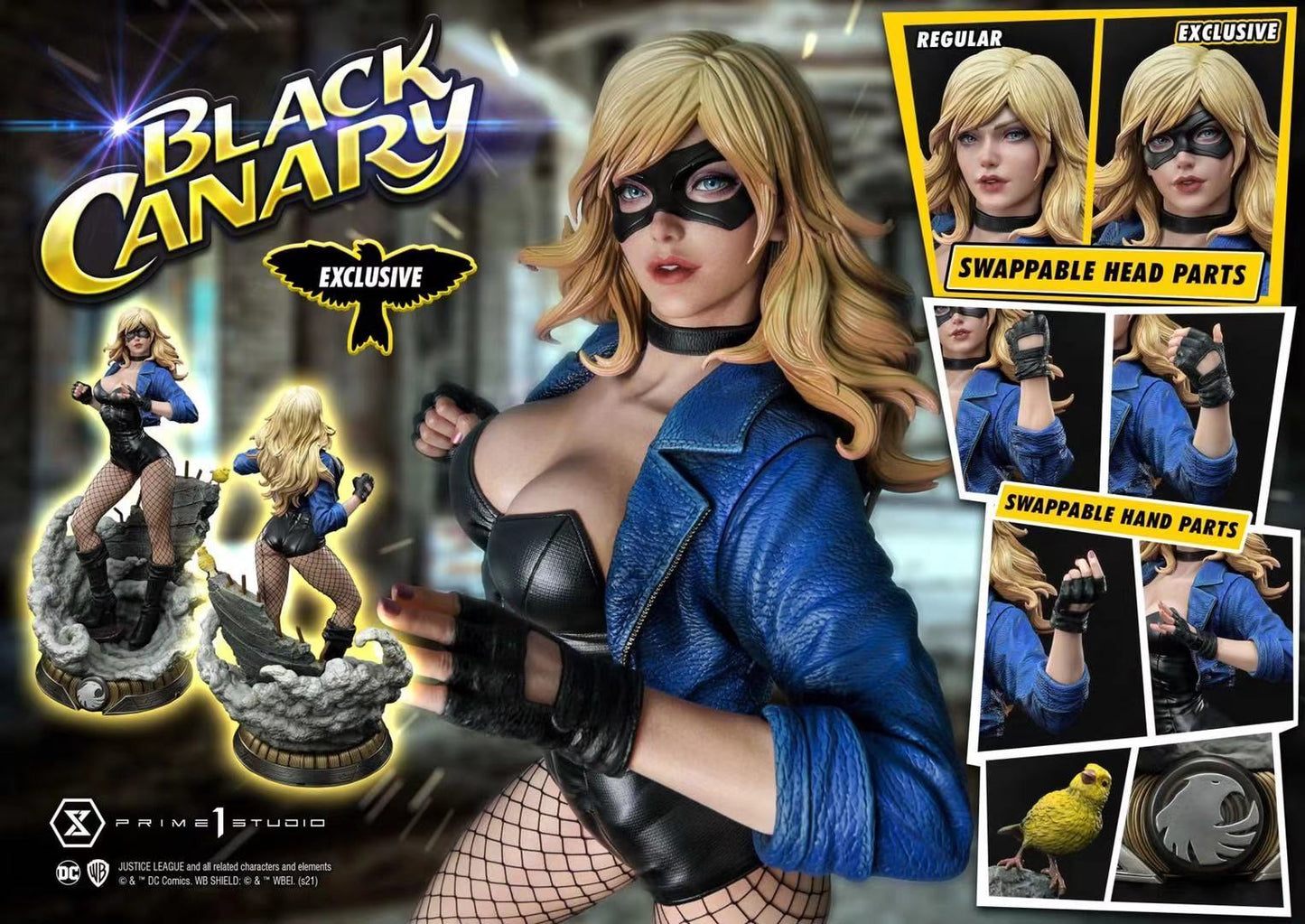 Prime1 studio - Black Canary [2 variants]