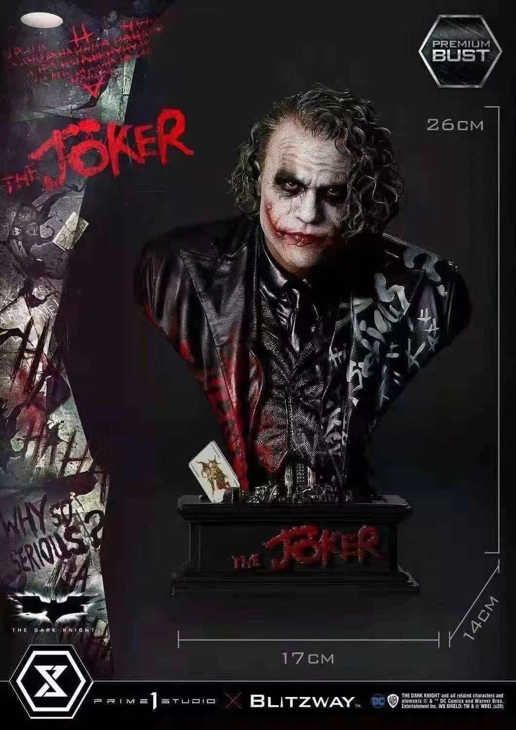 Prime1 Studio X Blitzway - Joker Bust [1/3 scale]