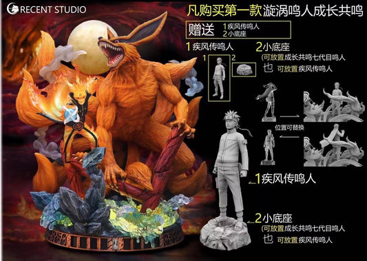 Crescent Studio  - Nine Tails Chakra Mode Naruto and Kurama