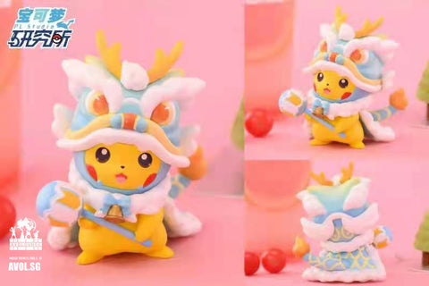 Pokemon Lion Dance Pikachu [3 Variants]