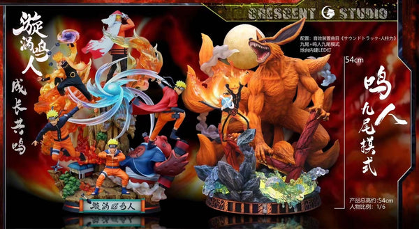 Crescent Studio  - Nine Tails Chakra Mode Naruto and Kurama