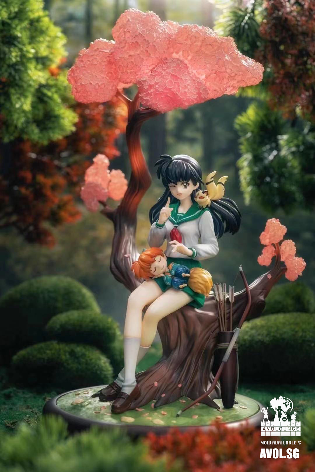 Hun Yu Studio - Inuyasha Higurashi Kagome Shippo Kirara [1/8 scale]