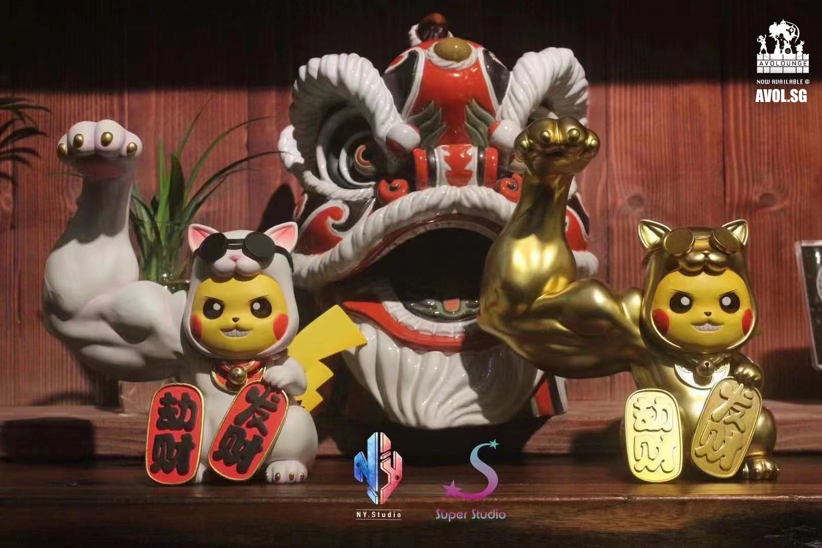N.Y Studio X Super Studio - Muscular Fortune cat [Standard / Gold]
